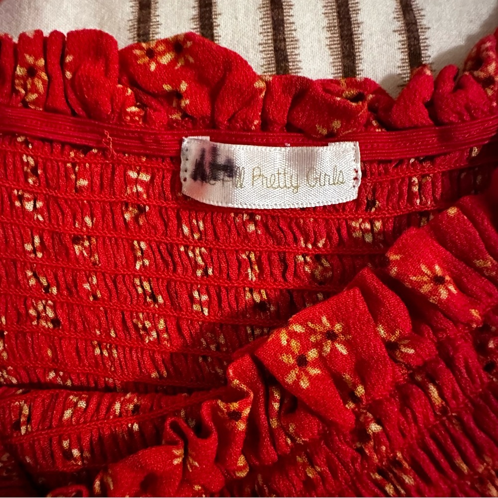 RED MINI DRESS - Picture 2 of 5